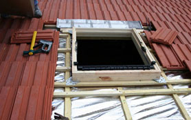 Travaux de pose de velux